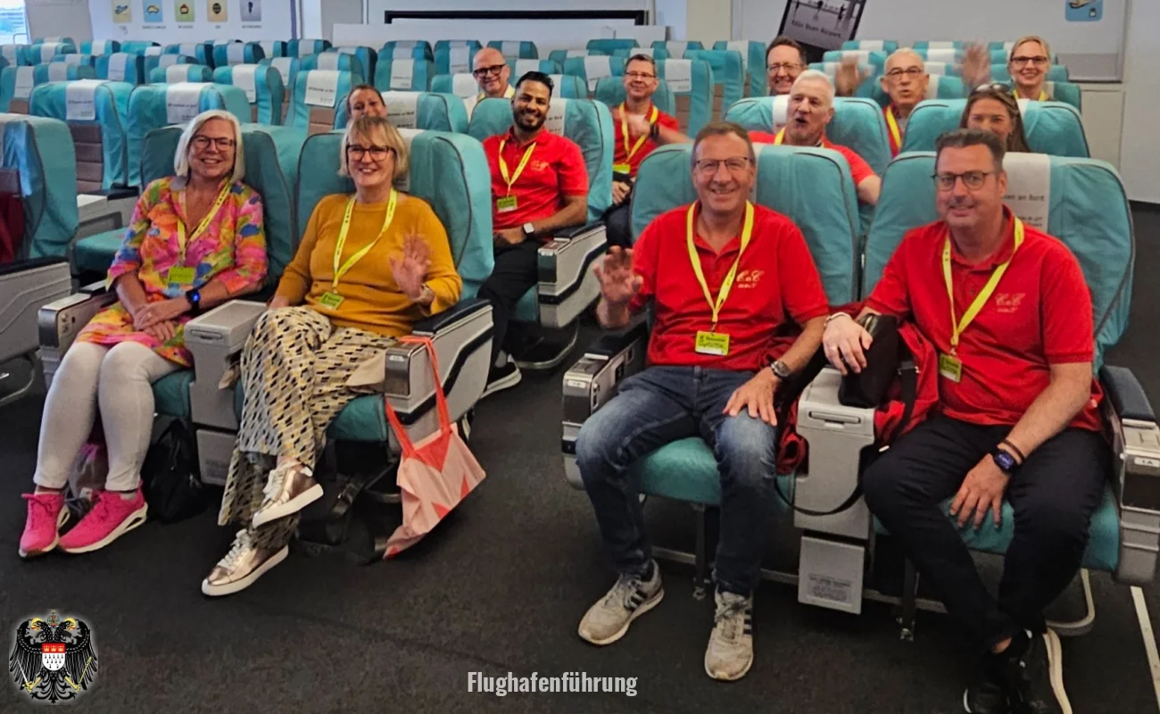 Die Chevaliers auf exklusiver Mission am Köln/Bonn Airport! ✈️